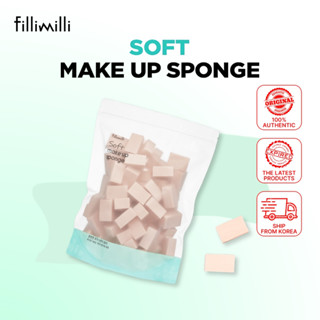 Mút trang điểm Fillimilli Soft Make Up Sponge (80P) / Bông mút trang điểm / Mút tán nền Fillimilli