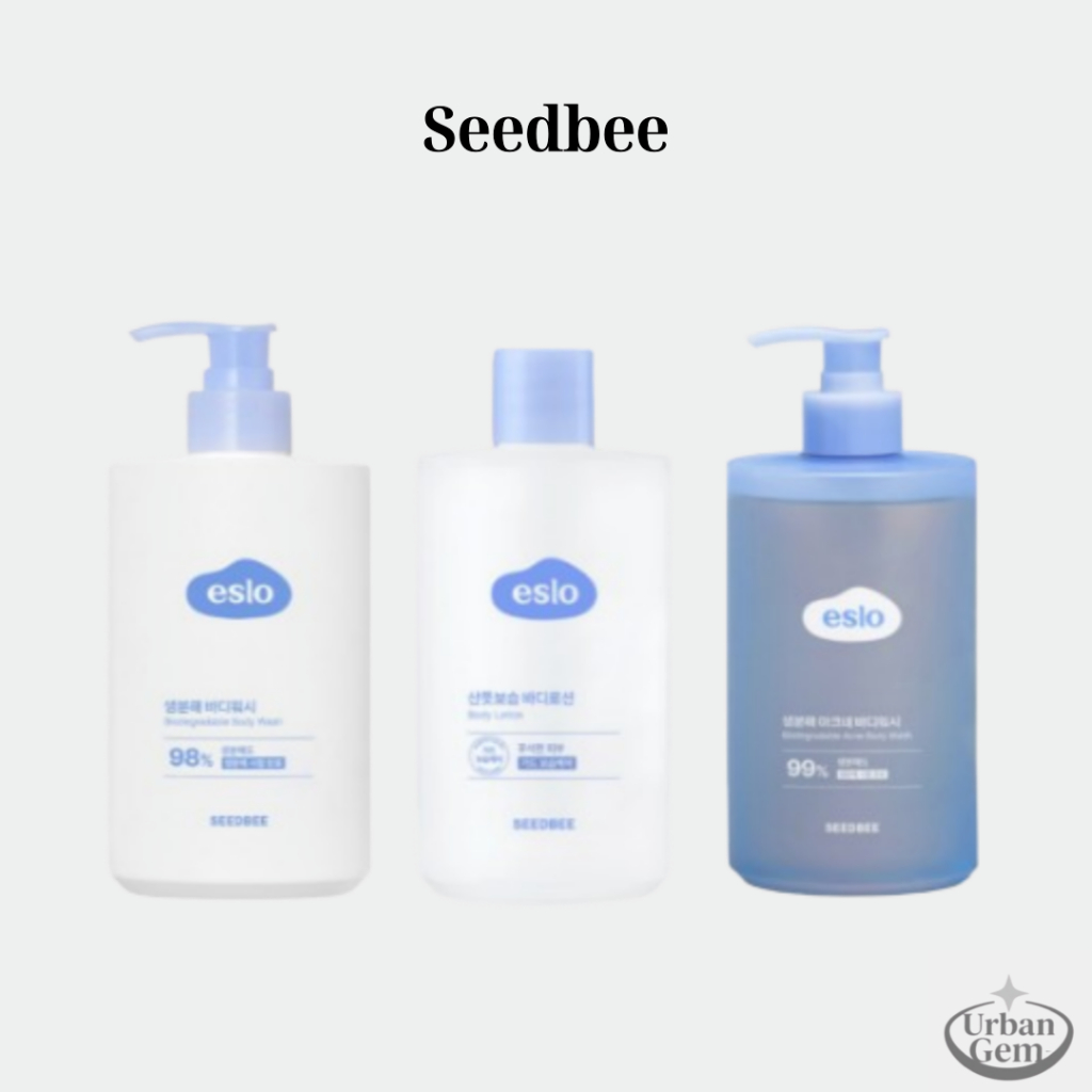 SEEDBEE eslo Biodegradable body Wash Kem dưỡng thể gây rắc rối cho cơ thể Vegan Low Iritation