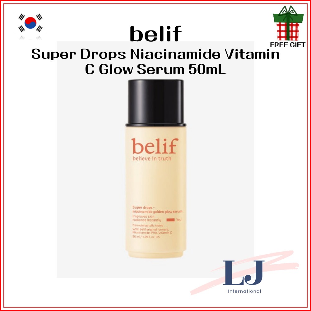 Belif Super Drops Niacinamide Vitamin C Glow Serum 50mL