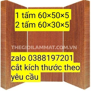 Tấm làm mát quạt hơi nước kt 60×50×5 và 2 tấm 60×30×5