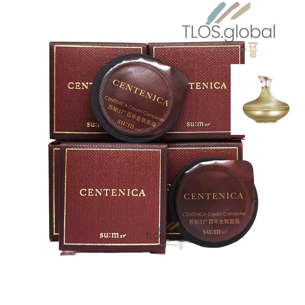 XẢ KHO 20 cái 0.6ml hoặc 2 lọ 5ml Su:m37 Kem dưỡng mặt nghìn đô Centenica Completer Crean Sum37