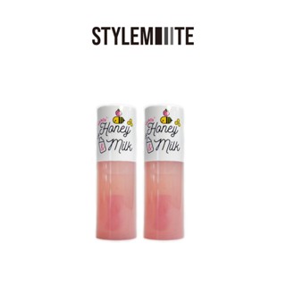[STYLEMITE CHÍNH HÃNG] [1+1] Dầu DưỡNg Môi MịN MàNg A'pieu HoNeY & Milk Lip Oil #Peach (5g*2)