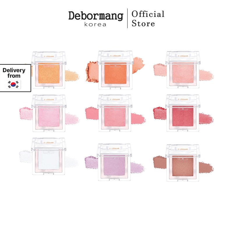 Phấn má hồng nướng Glint 9 màu - Phấn má hồng lâu trôi, suốt ngày cho một cái nhìn tự nhiên