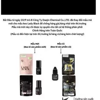 Keo lady đen và lady xanh