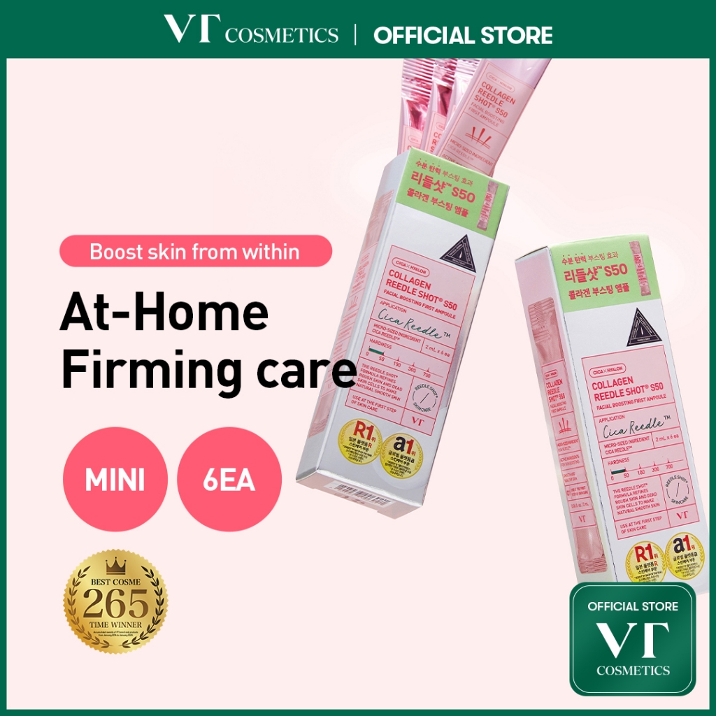   VT  COLLAGEN & PRO-CICA Reedle Shot 50 Dạng Ống 2ml * 6 ống  Cửa hàng chính hãng  