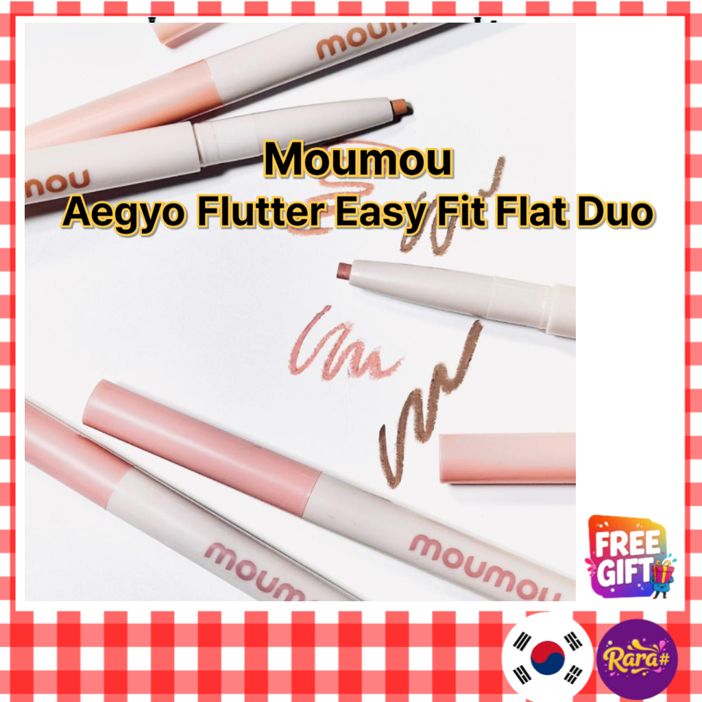 [NEW/Under-Eye Blush] Moumou Aegyo Flutter Easy Fit Flat Duo (Cheongcho Pink/Yeoyeom Pink)