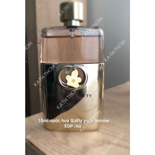 10ml nước hoa GC Guilty pour femme EDP /nữ