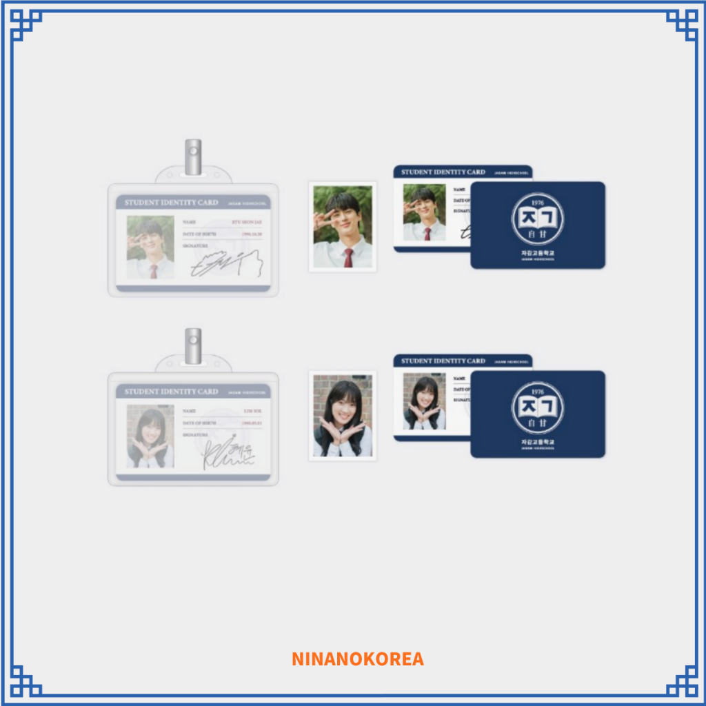 LOVELY RUNNER - 15 STUDENT ID CARD&ID PHOTO SET / POP-UP STORE OFFICIAL MD