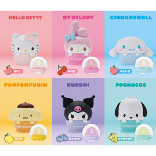 [Sanrio] Son dưỡng môi Kuromi Hello Kitty My Melody Cinnamoroll / Cherry / Peach / Apple Shea Butter Vitamin E