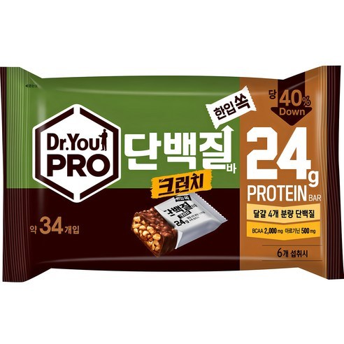 [Orion] Tiến sĩ You Pro Protein Bar Mini 420g 34ea Thanh Protein Cao / Protein Cao / Ít calo