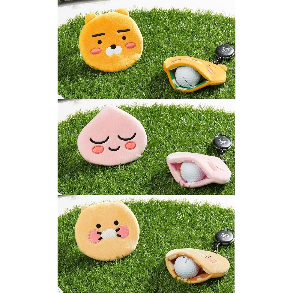 🎀【Last chance In Stock】KAKAO FRIENDS Golf Smile Ball Towel & Glove Holder