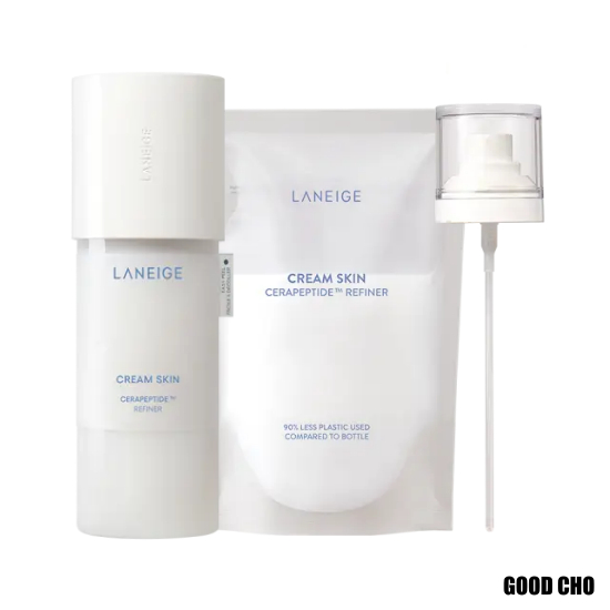 [LANEIGE] Cream Skin 170ml + Refill 170ml (Bao gồm bơm phun sương)