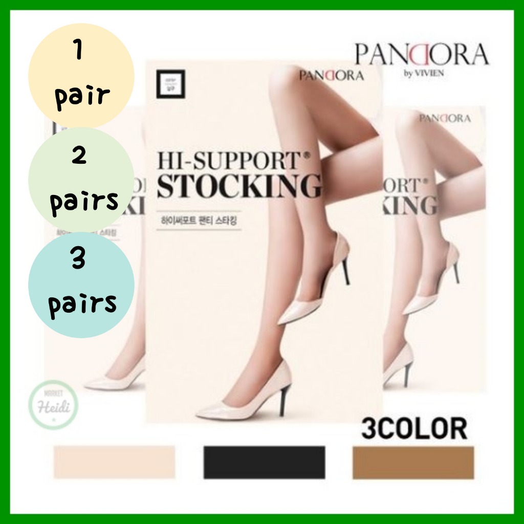 Hàn Quốc 🇰🇷 Pandora của VIVIEN Hi Support Stocking 20d 3 màu / Quần Magical 20d Vớ lụa cực mỏng Quần