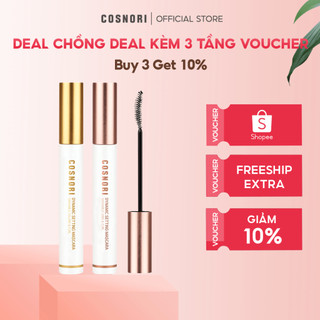 Mascara COSNORI chuốt mi siêu cong năng động có thể làm sạch