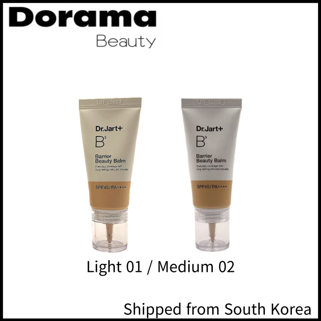 Dr.Jart + The Makeup B3 Barrier Beauty Balm 01 Light, 02 Medium 30ml Dr Jart