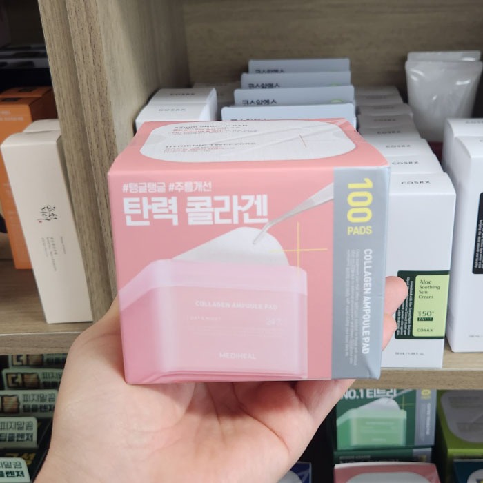 PHIÊN BẢN OLIVE YOUNG: Collagen Filler Pad (100 PAD) (Chăm sóc da Hàn Quốc, Làm đẹp Hàn Quốc, K-Beau
