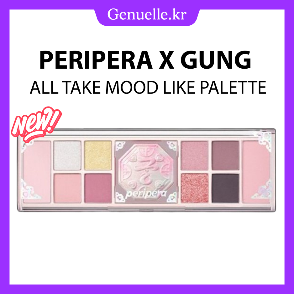 Mới PERIPERA x GUNG All Take Mood Like Palette – 06 Pink Palace Entry, K-Beauty