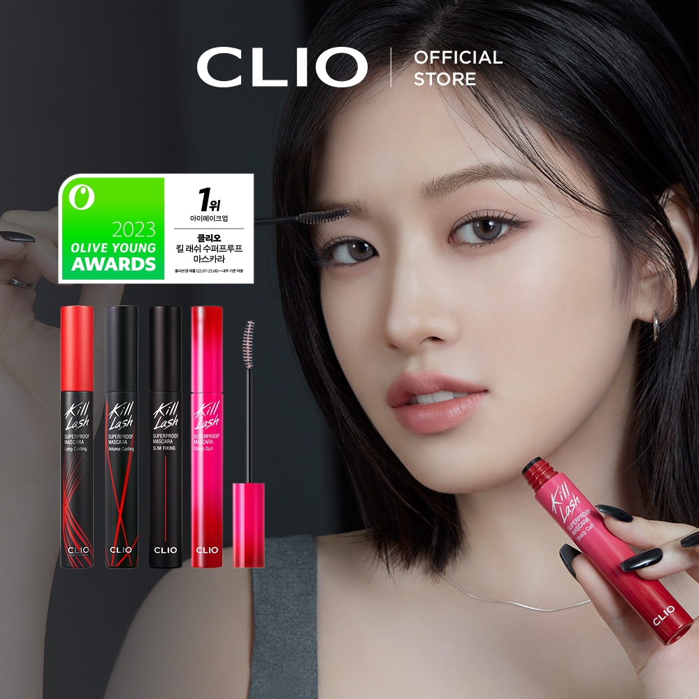Clio [Cio] Kill Lash Mascara Trang Điểm Chống Thấm Nước Tiện Lợi 7G.