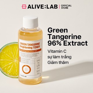 Nước hoa hồng ALIVELAB Green Tangerine Brightening Toner 150ml Cải thiện tone da cho làn da xỉn màu,  Lấy lại sức sống cho làn da