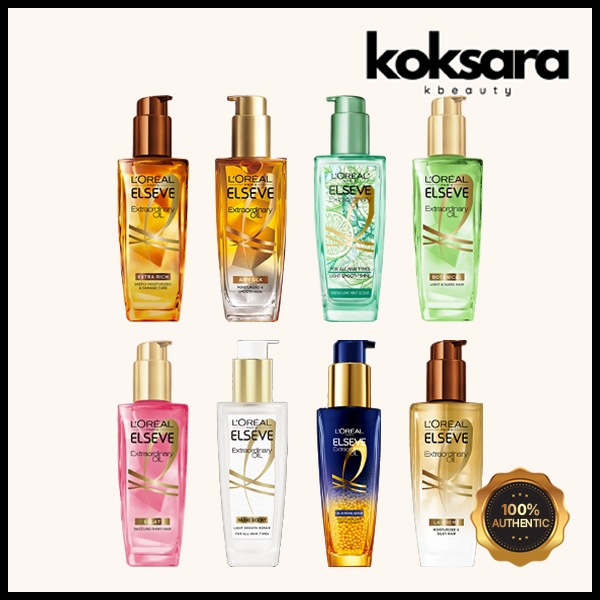 Loreal Paris Extraordinary Oil 100ml 8types