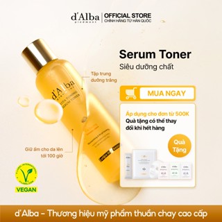 [d'Alba Official] Toner serum cải thiện lỗ chân lông, dưỡng ẩm lên tới 100 giờ 180ml (Bản nâng cấp)