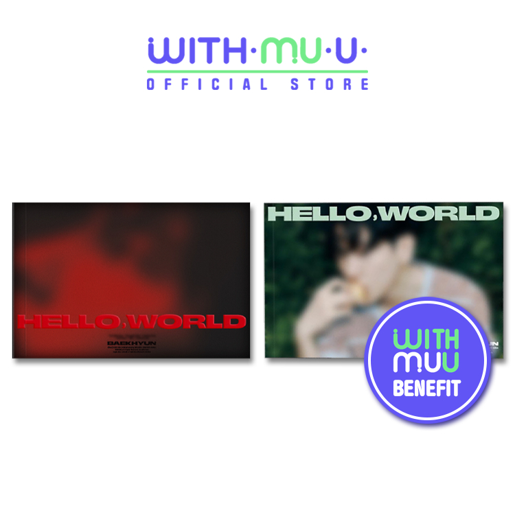 Album SM Entertainment EXO Baekhyun [ HELLO, WORLD ] the 4th Mini Album (WITHMUU POB)