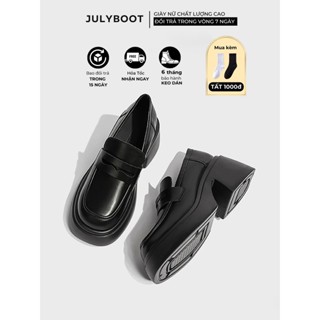 (lùi size) Giày LOAFER Nữ Oxford Nữ Đế Cao Lolita Thon Gọn Mũi Chân Cao Cấp Thanh Lịch lf2