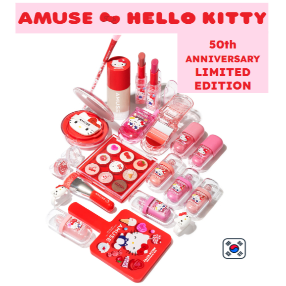 Bộ sưu tập Amuse X Hello Kitty Phiên bản giới hạn Điện thoại di động Lip & Cheek, Bebe Tint, Jel-Fit