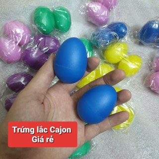 ( Đủ 10 màu ) Trứng Lắc Cajon, Egg Shaker Cajon - Ảnh thật