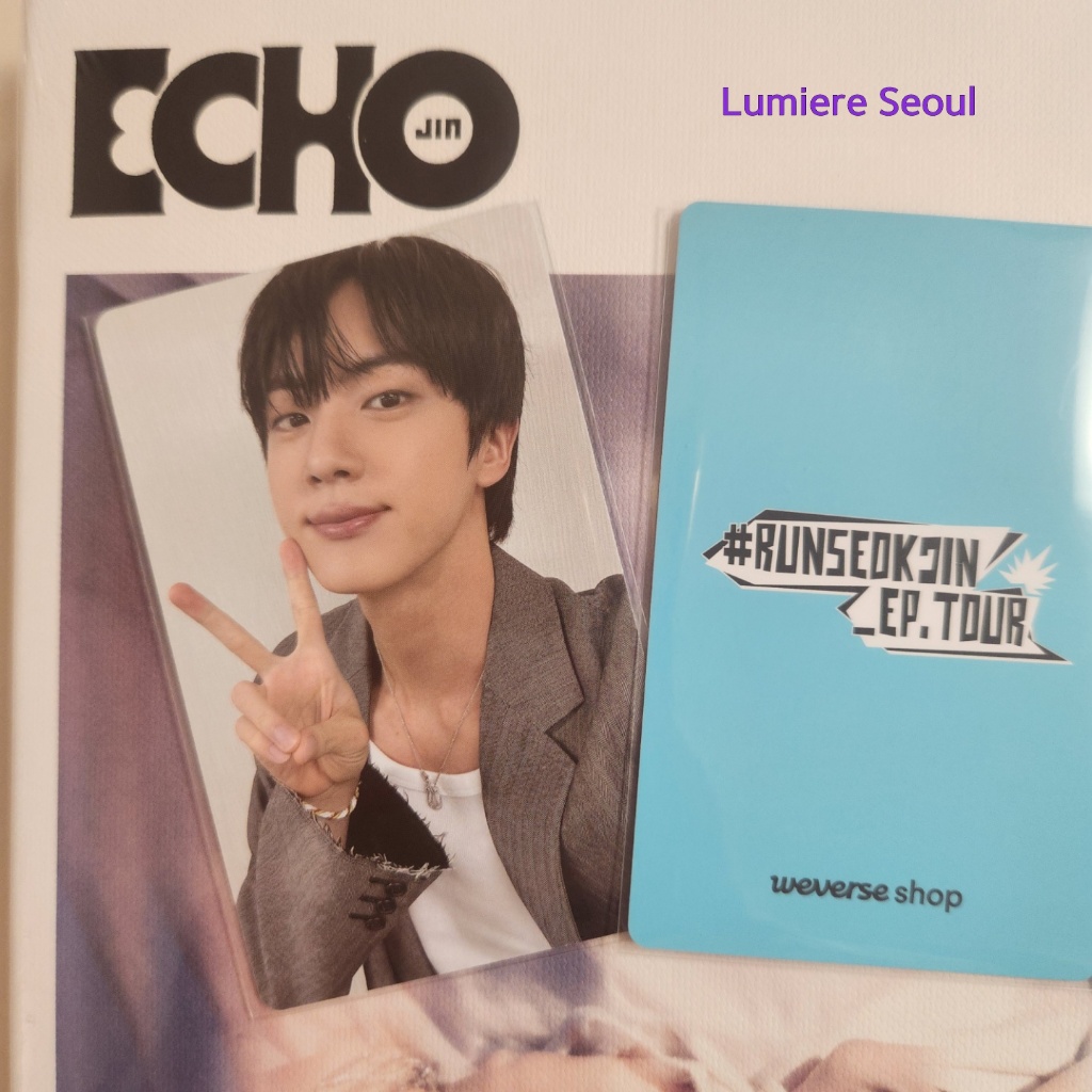 BTS Jin RUN SEOKJIN TOUR Photocard B (Goyang Concert Limited)