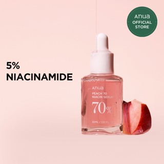 [Phát trực tiếp] [Anua Official] Peach 70 Niacin serum, Niacinamide 5%, serum dưỡng ẩm làm sáng da mặt, điều trị tăng sắc tố, làm đẹp sạch hàng ngày (30ml / 1.01 fl.oz)