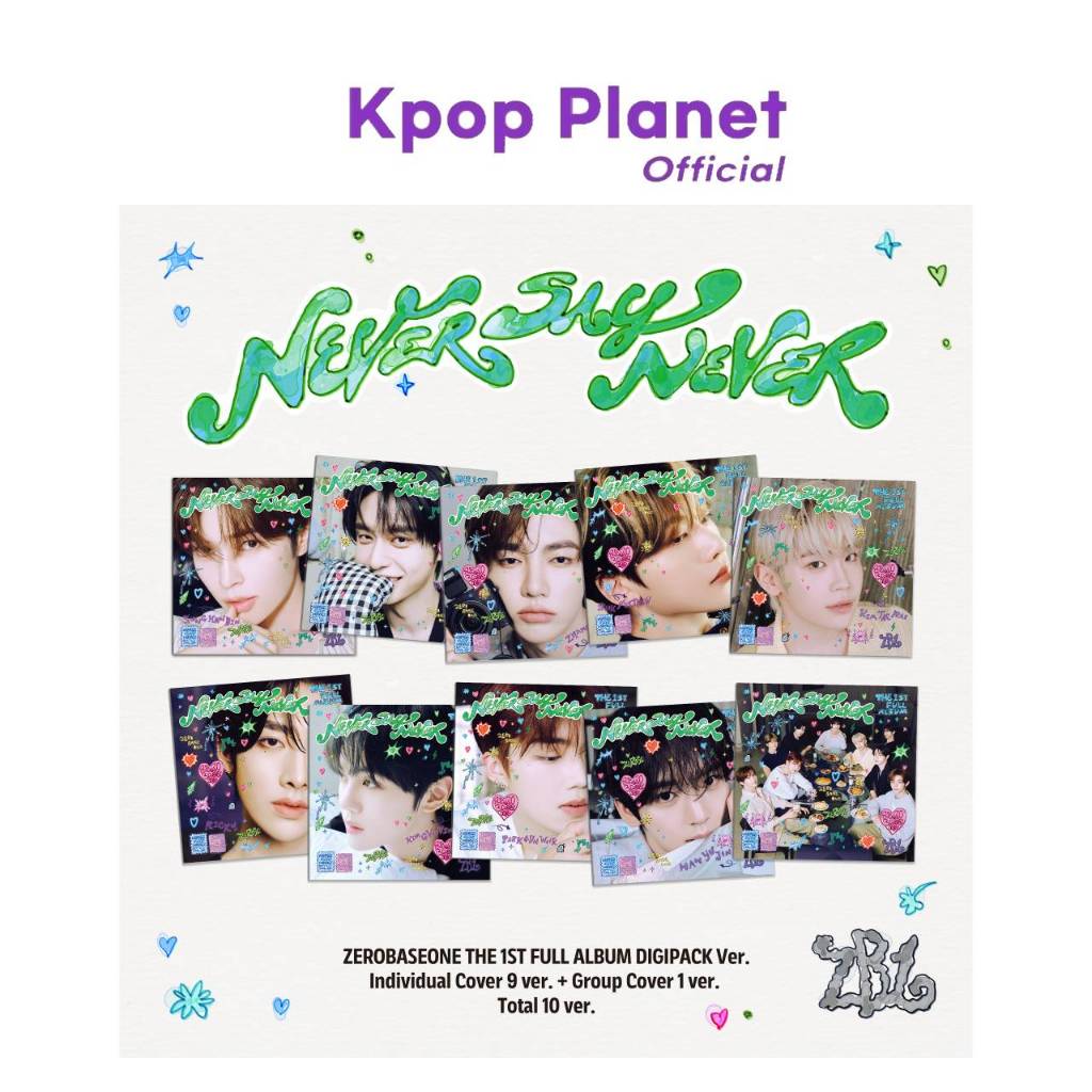 [DIGIPACK ver.] ZEROBASEONE - Album thứ 1 [NEVER SAY NEVER]
