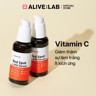Tinh chất trắng sáng da ALIVELAB Redspot L-Vita, cải thiện tông da và kết cấu da, điều chỉnh các vết thâm, 50ml
