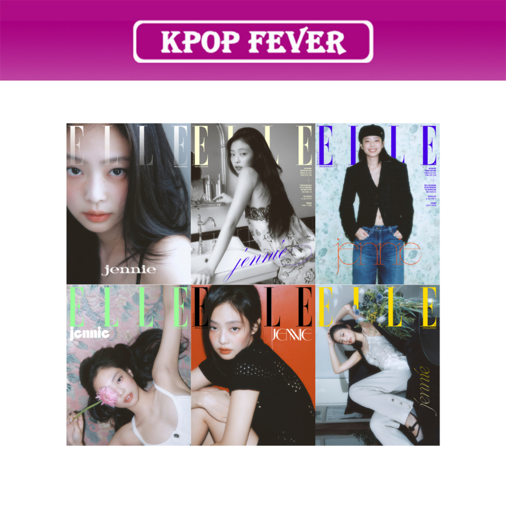 JENNIE ELLE Korea 2025. 08 Special Edition Magazine