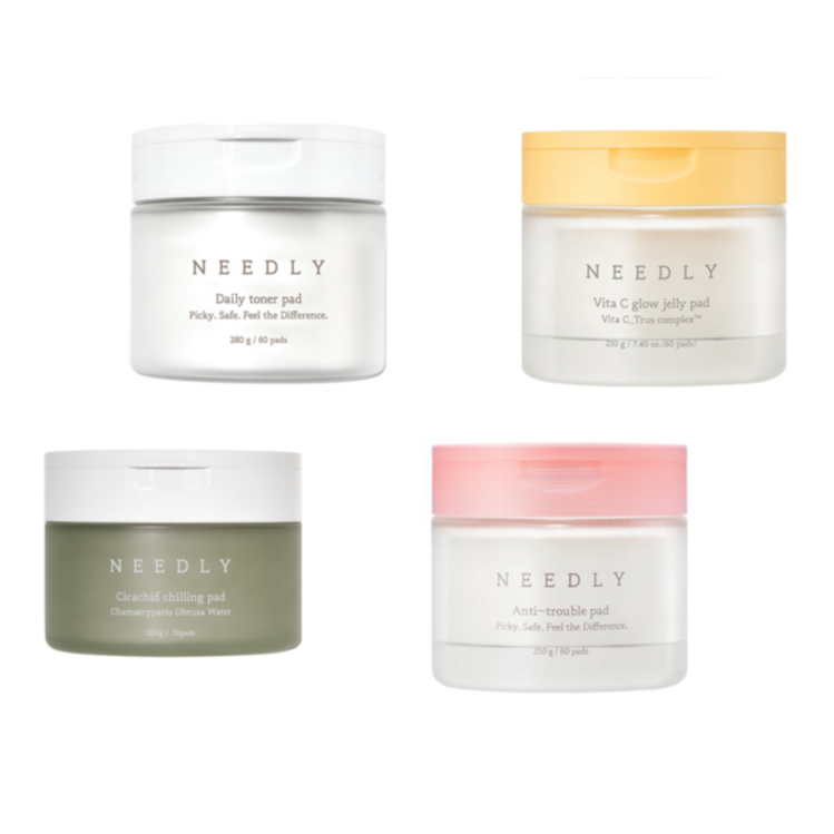 Needly Toner pad collection (Daily, Cicachid, Vita C, Anti-trouble)