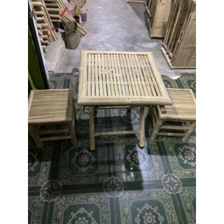 BÀN GHẾ TRE, ĐÔN TRE, TRANG TRÍ
