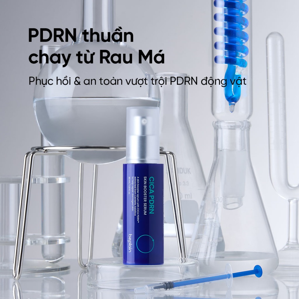 [Beplain Chính Hãng] [Combo độc quyền 30ml X2] Tinh chất BEPLAIN PDRN Rau Má phục hồi & tái sinh tổn thương cho da trẻ hoá, cấp ẩm & căng bóng Cica PDRN Skin Booster Serum 30ml +30ml | BigBuy360 - bigbuy360.vn