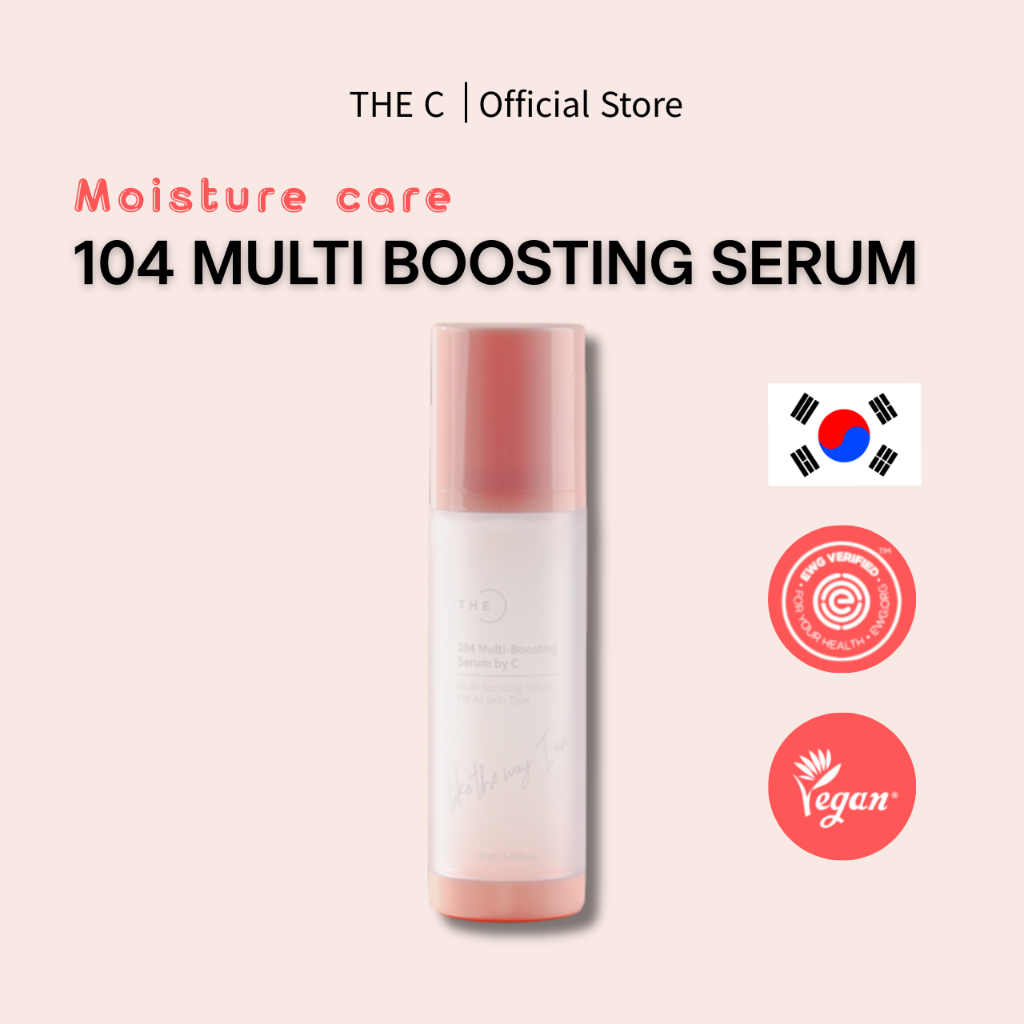 [THE C] 104 Multi Boosting Serum 50ml / Vegan EWG Green Serum dành cho làn da nhạy cảm / Làm dịu, là
