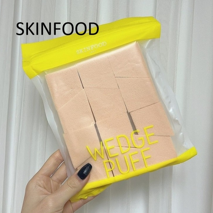 [SKINFOOD] Wedge Puff Sponge Jumbo Size  Miếng bọt biển Wedge Puff cỡ lớn