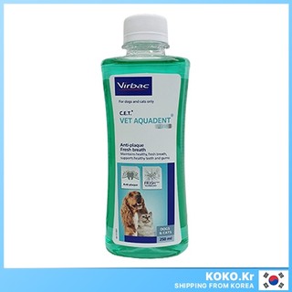 VIRBAC C.E.T. Dung dịch nha khoa Aquadent 250ml dành cho chó mèo có FREEBIES
