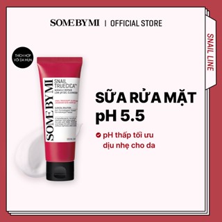Sữa rửa mặt ốc sên dạng gel SOME BY MI Snail TrueCica Miracle Repair Low pH dung tích 100ml