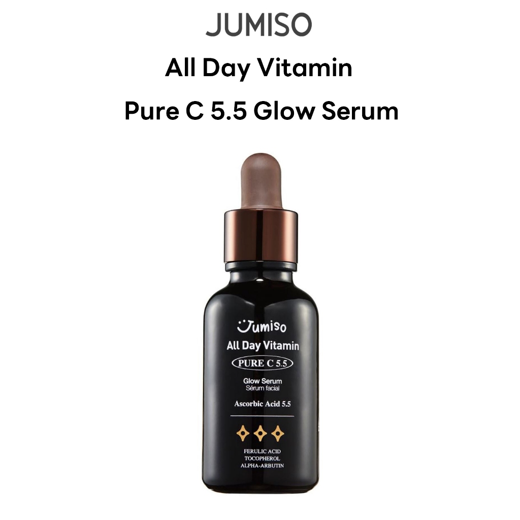 Jumiso All Day Vitamin Pure C 5.5 Glow Serum 30ml / Chiết xuất trái cây Aronia / Vitamin C nguyên ch