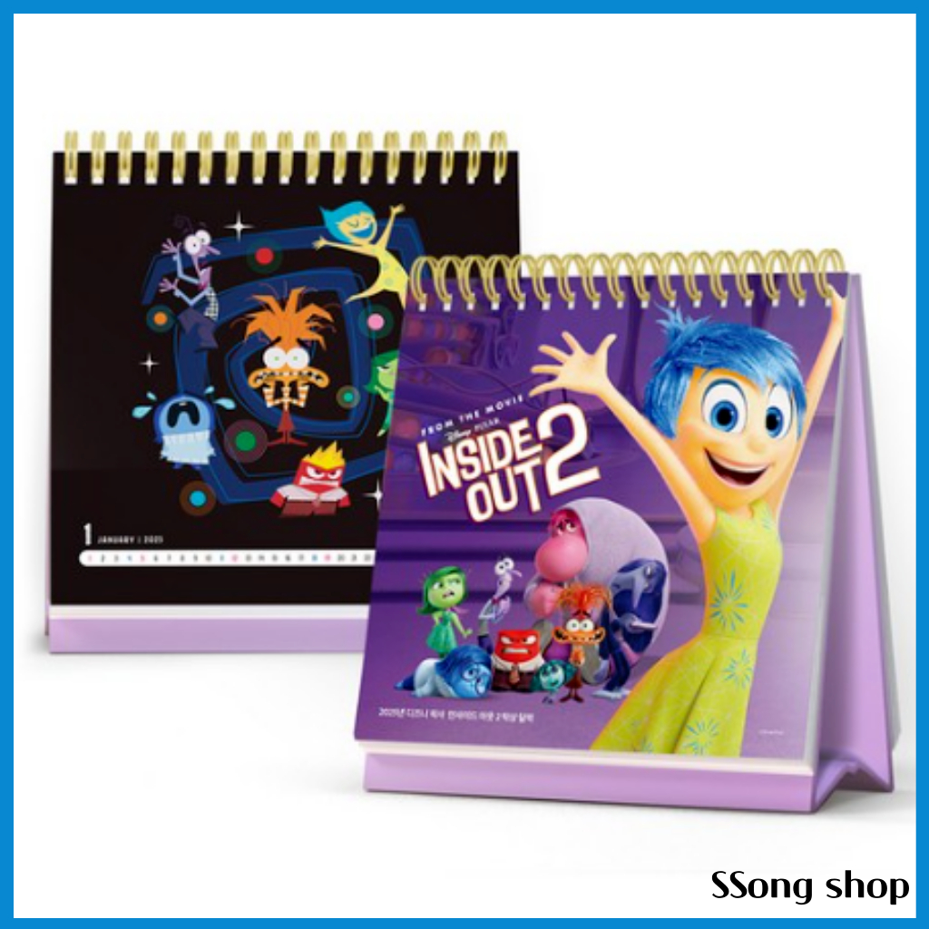 Lịch để bàn Disney 2025 Inside Out 2