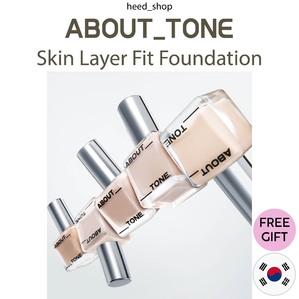 ABOUT_TONE Skin Layer Fit Foundation / SPF30 PA + + / 5 Màu
