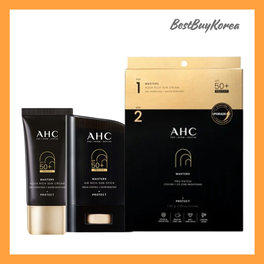 Kem chống nắng, miếng dán chống nắng AHC Masters Aqua Rich