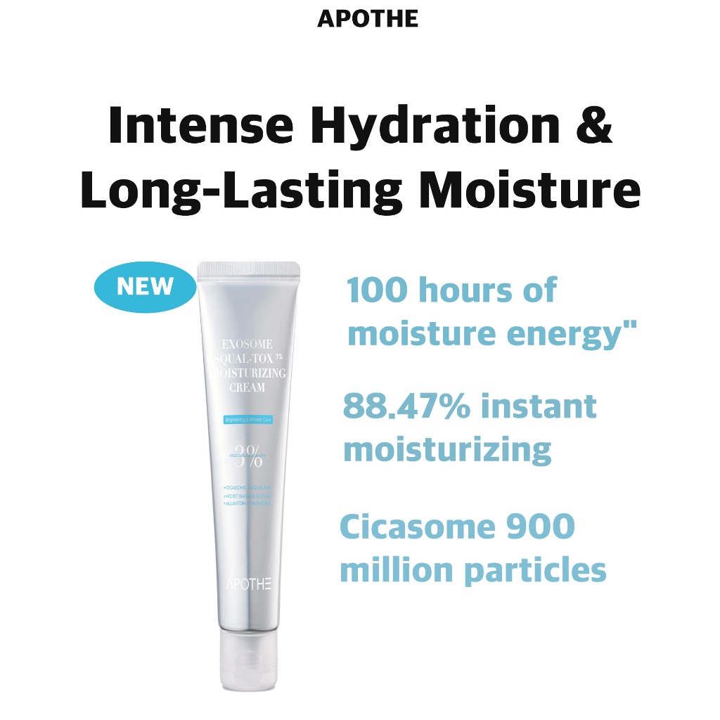 APOTHE Exosome Squaltox Moisturizing Cream – Kem dưỡng ẩm & phục hồi da 60ml
