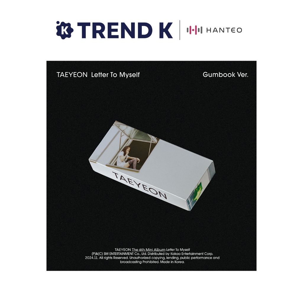 TAEYEON - Mini 6th Album [Letter To Myself] (Gumbook Ver. / Smart Album)