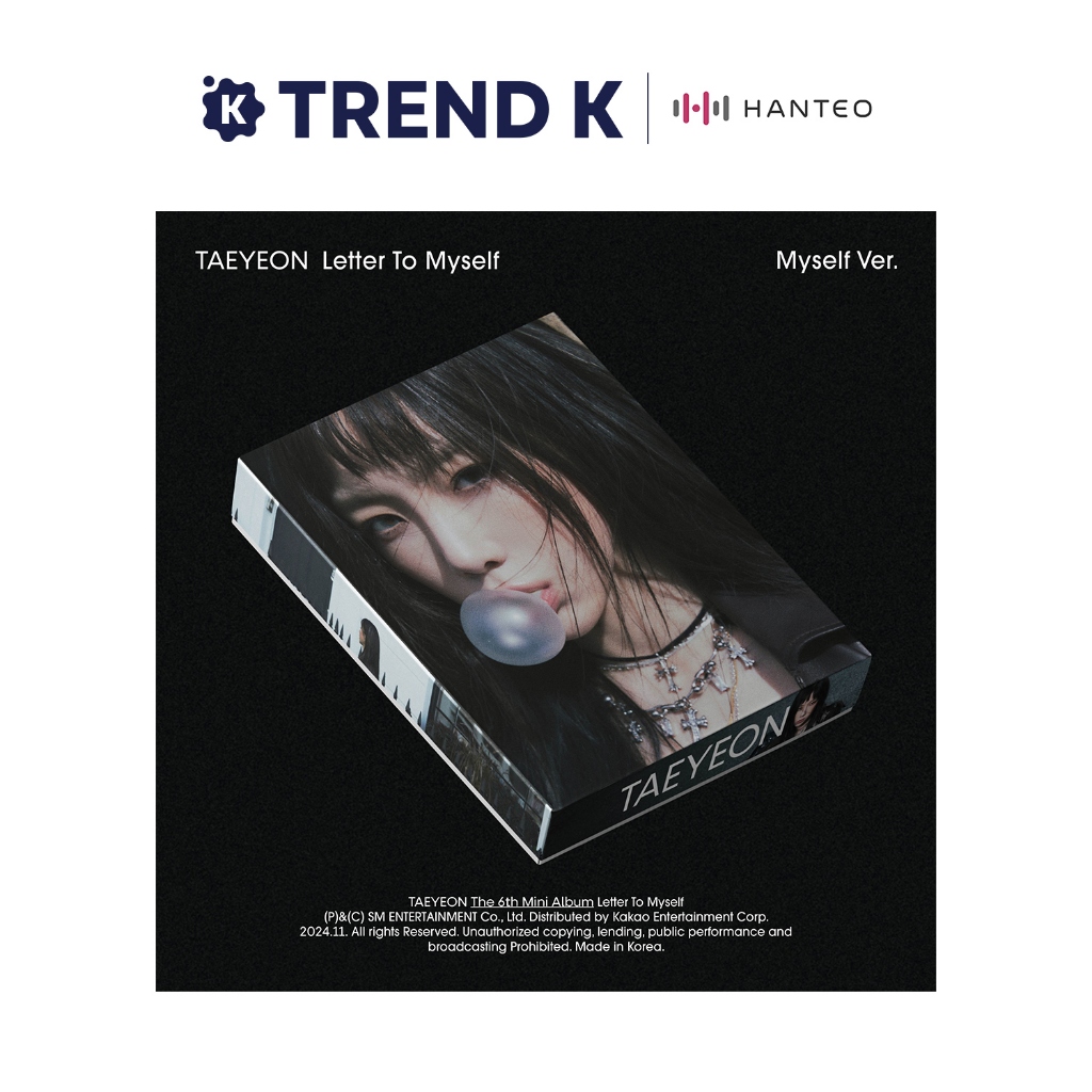 TAEYEON - Mini 6th Album [Letter To Myself] (Myself Ver. / Smart Album)