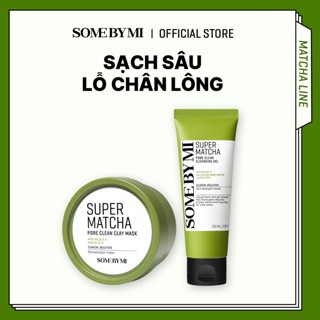 [SOME BY MI] Bộ đôi Sữa Rửa Mặt và Đất Sét Trà Xanh SOME BY MI SUPER MATCHA PORE CLEAN