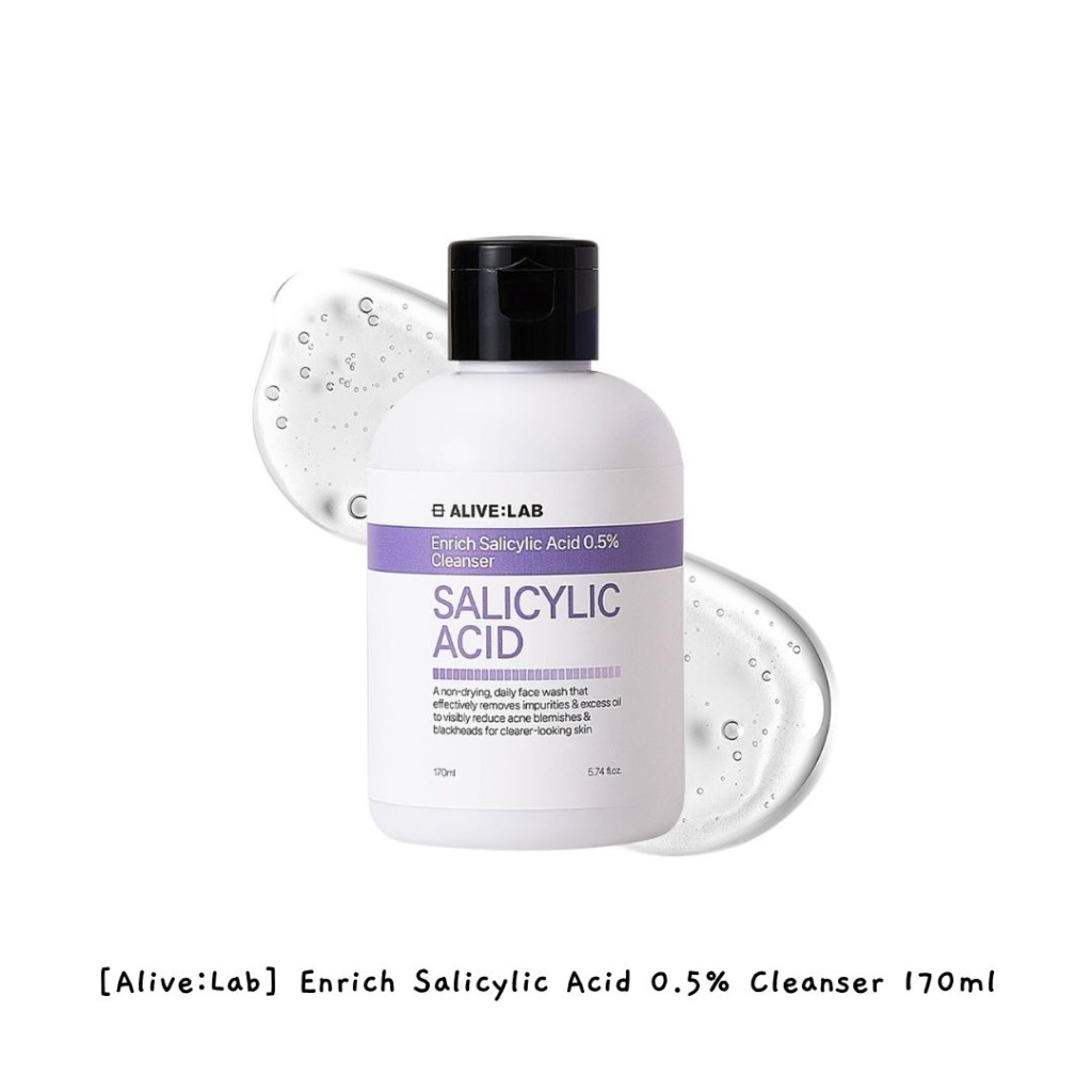 [Alive: Lab] Sữa rửa mặt Enrich Salicylic Acid 0,5% 170ml / k-beauty